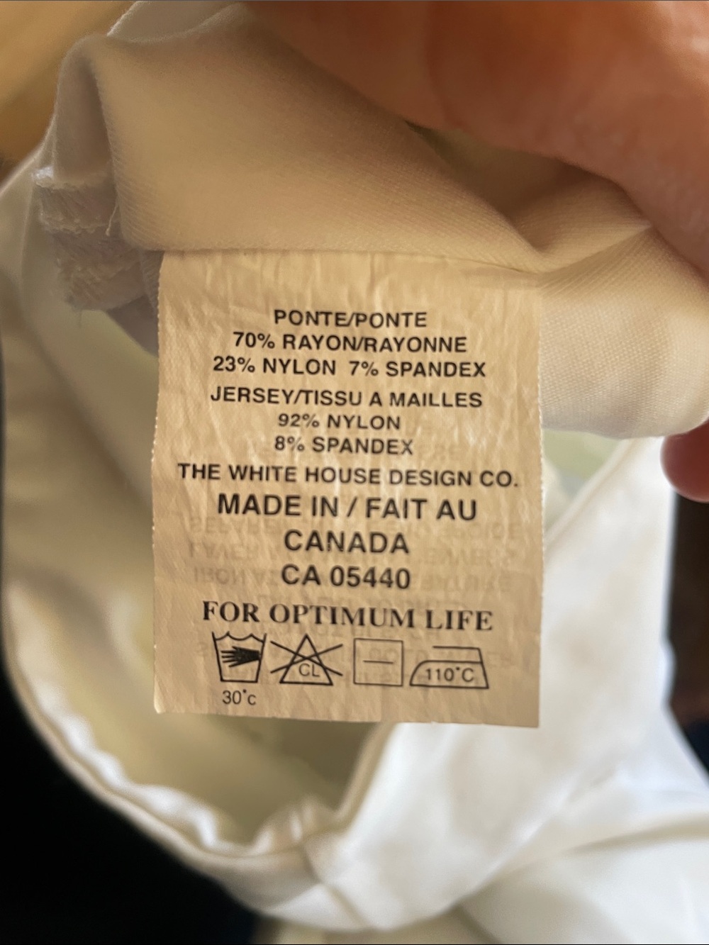 NWT Sympli White Leggings‎ - Picture 8 of 8